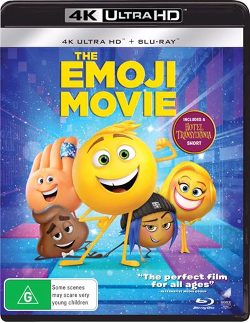 The Emoji Movie (Blu-ray + UHD) Animated - Brand New