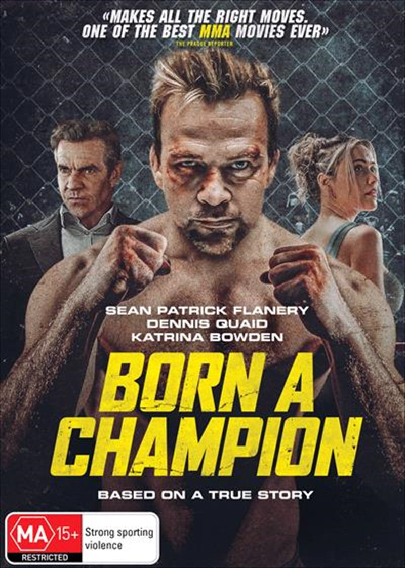 Born A Champion (DVD) Dennis Quaid & Sean Patrick Flanery - Brand New