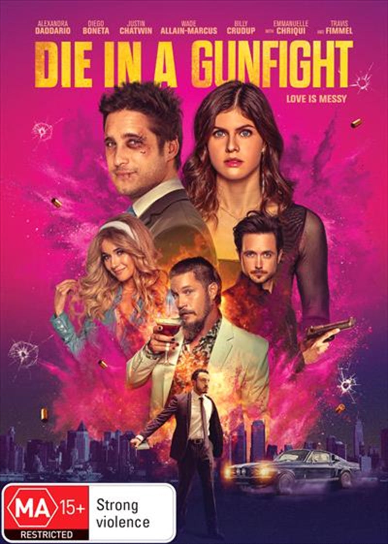 Die In A Gun Fight (DVD) Alexandra Daddario - Brand New