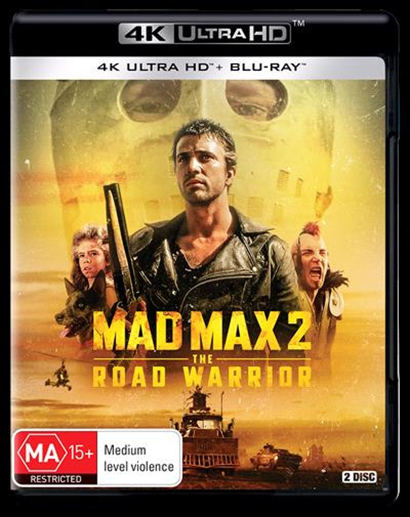 Mad Max 2 - The Road Warrior (Blu-ray + UHD) Mel Gibson - Brand new