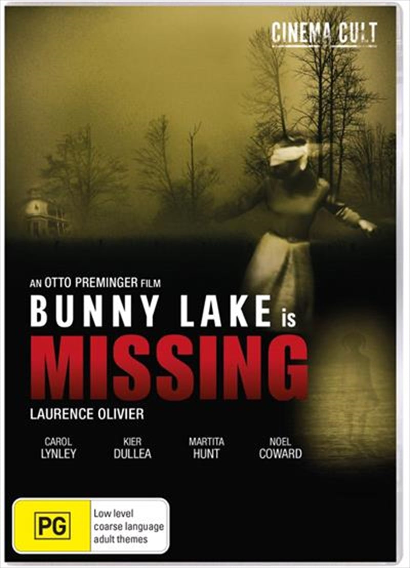 Bunny Lake Is Missing | Cinema Cult (DVD) Carol Lynley - Brand New