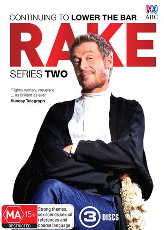 Rake - Series 2 (3 disc DVD) Richard Roxburgh - Brand New