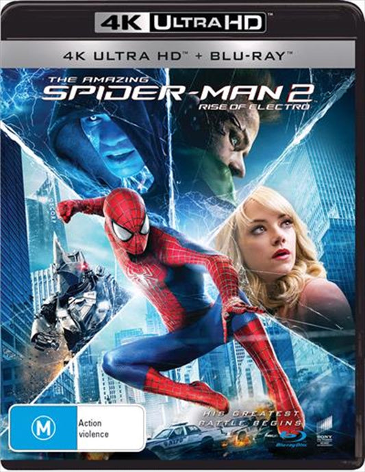 The Amazing Spider-Man 2 - Rise Of Electro (Blu-ray & UHD) Brand New