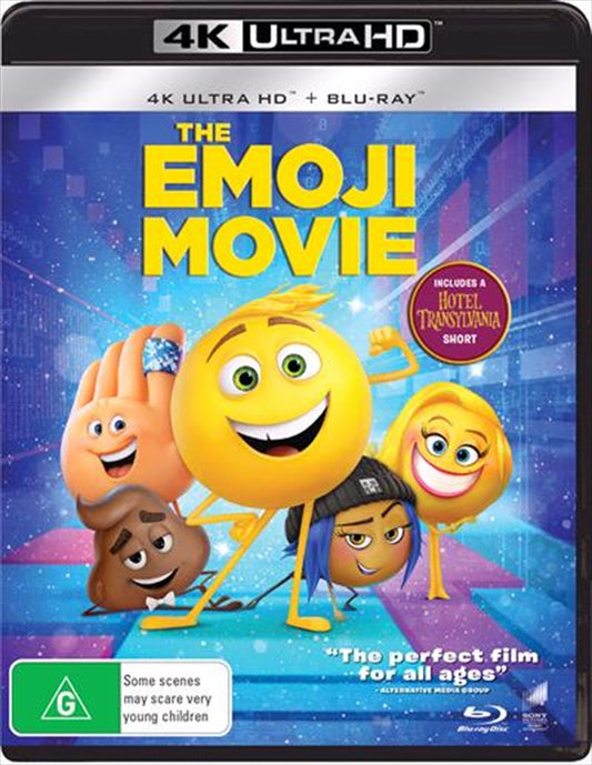 The Emoji Movie (Blu-ray + UHD) Animated - Brand New