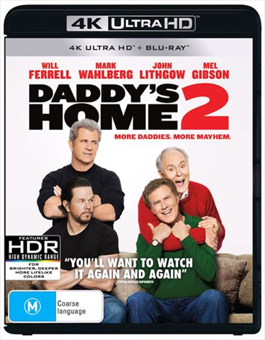 Daddy's Home 2 (UHD) Will Ferrell & Mel Gibbson - Brand New