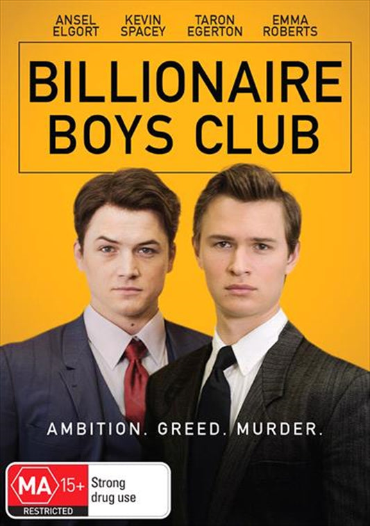 Billionaire Boys Club (DVD) Emma Roberts - Brand New