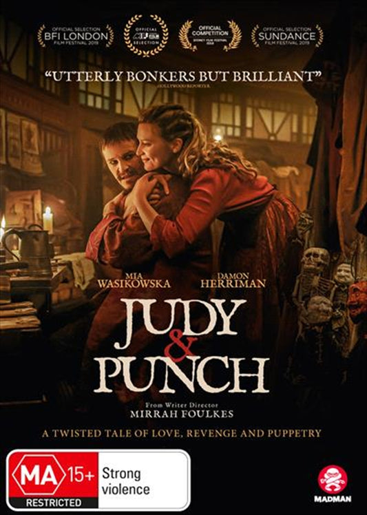 Judy and Punch (DVD) MIA WASIKOWSKA & DAMON HERRIMAN - Brand New