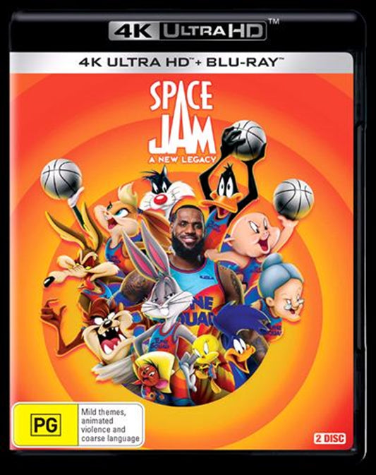 Space Jam - A New Legacy (Blu-ray + UHD) Animated - Brand New