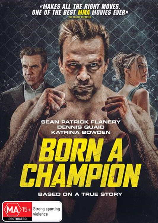 Born A Champion (DVD) Dennis Quaid & Sean Patrick Flanery - Brand New