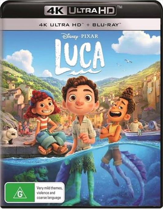 Luca  (Blu-ray + UHD)  Animated - Brand New