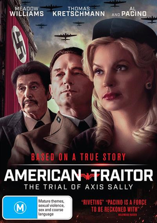 American Traitor - The Trial Of Axis Sally (DVD) Al Pacino - Brand New