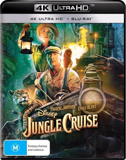 Jungle Cruise (Blu-ray + UHD) Dwayne Johnson & Emily Blunt - Brand New