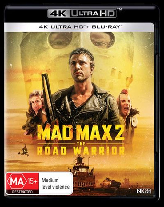 Mad Max 2 - The Road Warrior (Blu-ray + UHD) Mel Gibson - Brand new