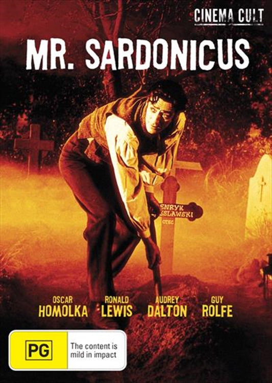 Mr. Sardonicus | Cinema Cult (DVD) Ronald Lewis - Brand New