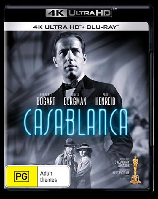 Casablanca (Blu-ray + UHD) Humphrey Bogart - Brand New