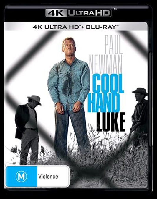 Cool Hand Luke (Blu-ray + UHD UHD) Paul Newman & George Kennedy - Brand New