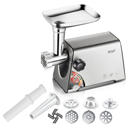 Electric Meat Grinder stainless steel Powerful Multi-Functional grinder kebbe maker